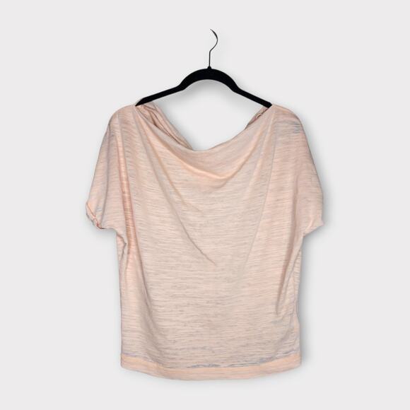 Free People We The Free Astrid Burnout Top Off Shoulder Short Sleeve Small - Picture 2 of 8